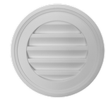 Builders Edge 300mm Round Non-Functional Gable Vent 