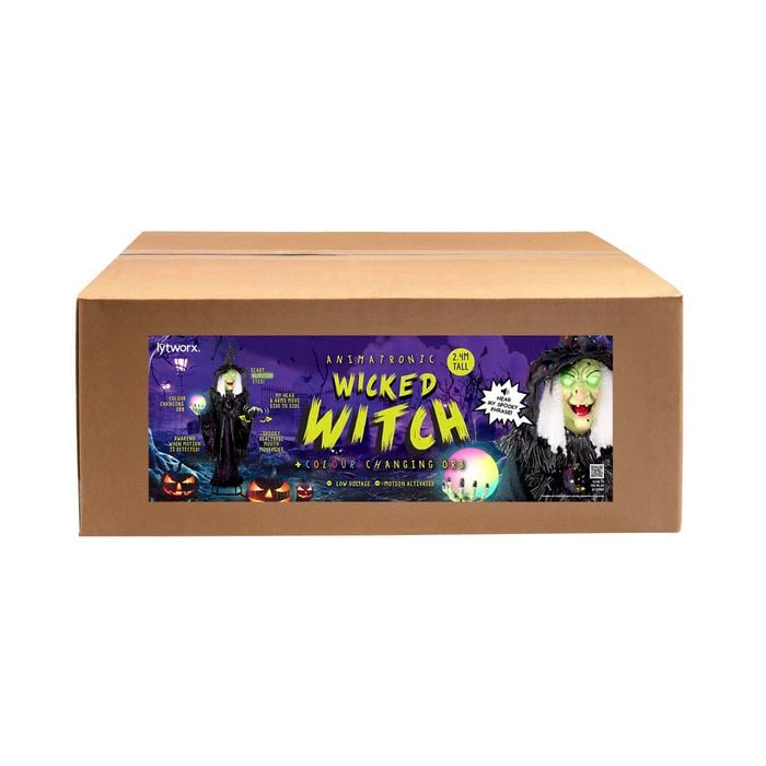 Lytworx 2.4m Low Voltage Wicked Witch Animatronic