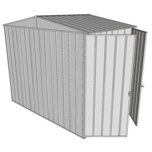 Build-a-Shed 2.3 x 1.5 x 2.3m Gable Double Hinged Side Door Shed - Zinc