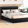 Alfordson Bed Frame Double Gas Lift Storage Black