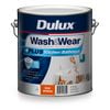 Dulux 4L Interior Paint Wash&Wear +PLUS Kitchen & Bathroom Low Sheen Vivid White - 4L