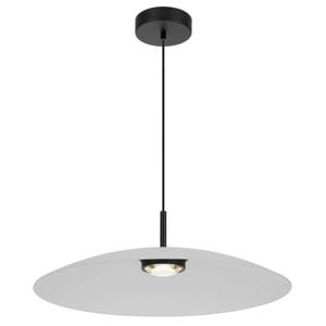 Telbix Orilla Modern Pendant Hanging Lamp Light Glass Metal Aluminium Frost Matte