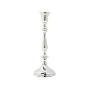 Ssh Collection Gustav Large 20cm Tall Single Candle Holder - Nickel