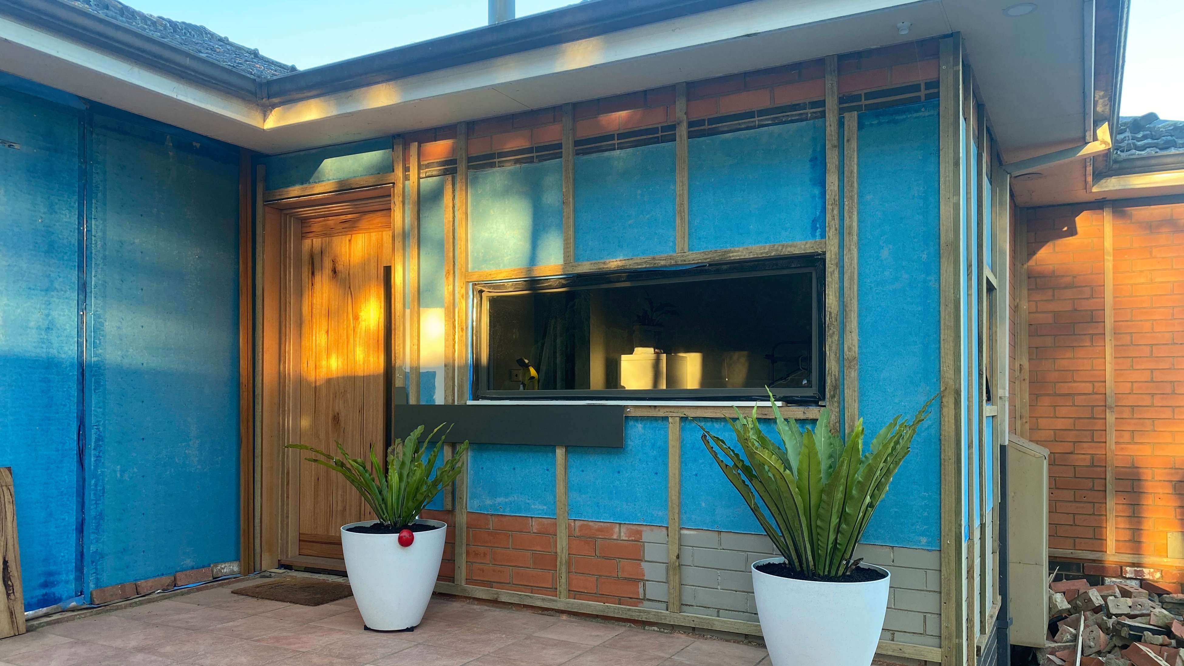 D.I.Y. - Step 2 - Stunning brick home transformation with weatherboards