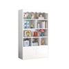 Foret Bookshelf Kids Bookcase Display Rack Organiser Children Cabinet Shelves White