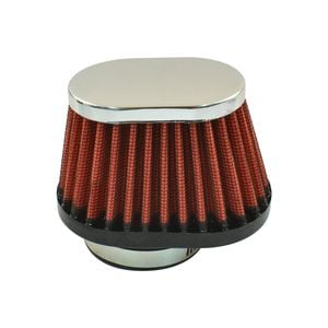 Calflow Air Filter suits VW Solex 30/31/34PICT, Height 80mm, 52mm Neck - Red