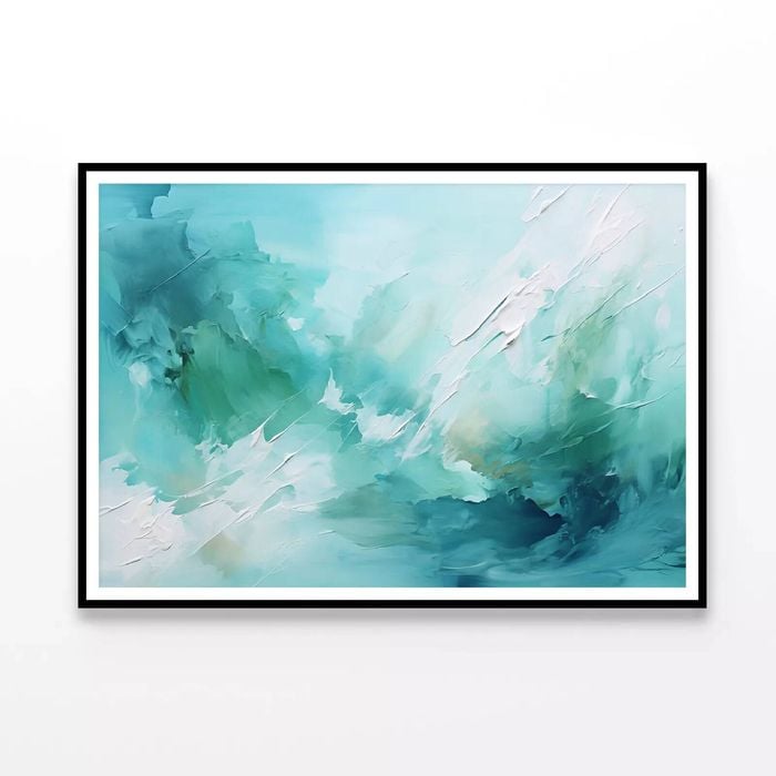 Abstract Oil Painting  Print 100% Australian Made 120x90cm  (Poster)