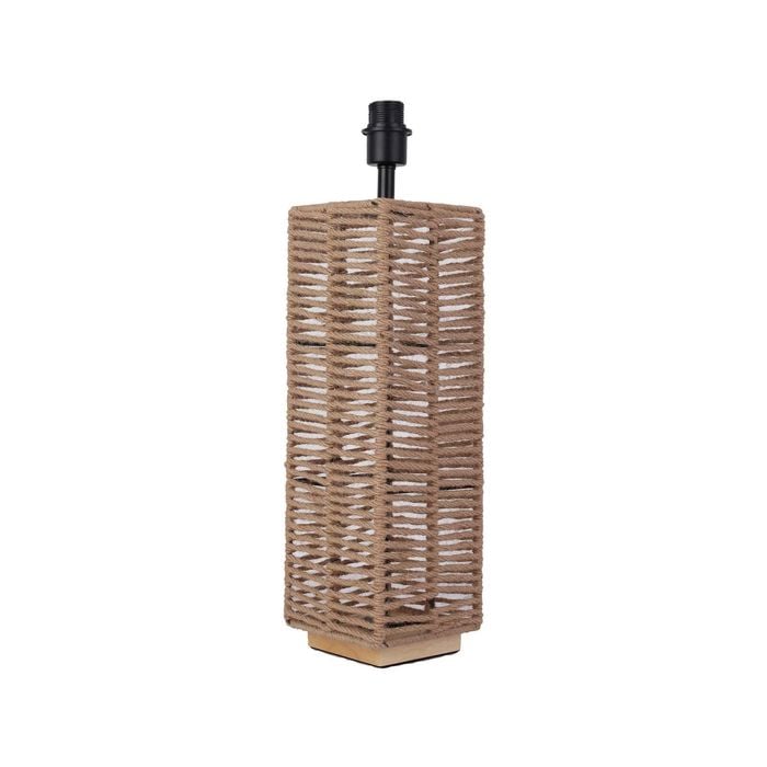 Oriel Lighting Halyard Natural Rope Table Lamp Base 16cm