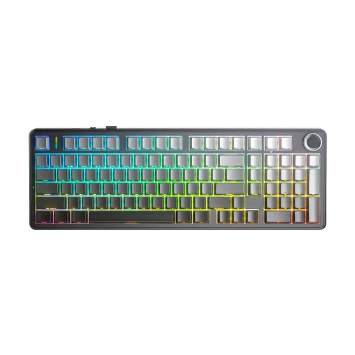 AULA F99 PRO Customizable Tri-Mode Gasket Mechanical Keyboard Gradient Grey