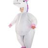 Inflatable Kids Magical White Unicorn Costume - One Size
