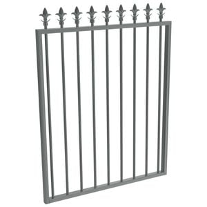ProtectorAl 975 W x 1200mm H Monument Aluminium Spear Top Pool Gate