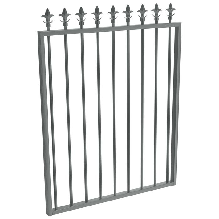 ProtectorAl 975 W x 1200mm H Monument Aluminium Spear Top Pool Gate