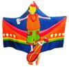 Kids Cotton Velour Beach Cape Skater Boy 60x120 cm