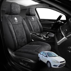 Australian Goose Edition Front Seat Covers for Ford Focus 2005 - 2010 (LS) - Suede, Universal Fit - Black