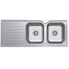 Everhard 1180mm Classic Square 1TH RH 2 Bowl And Drainer