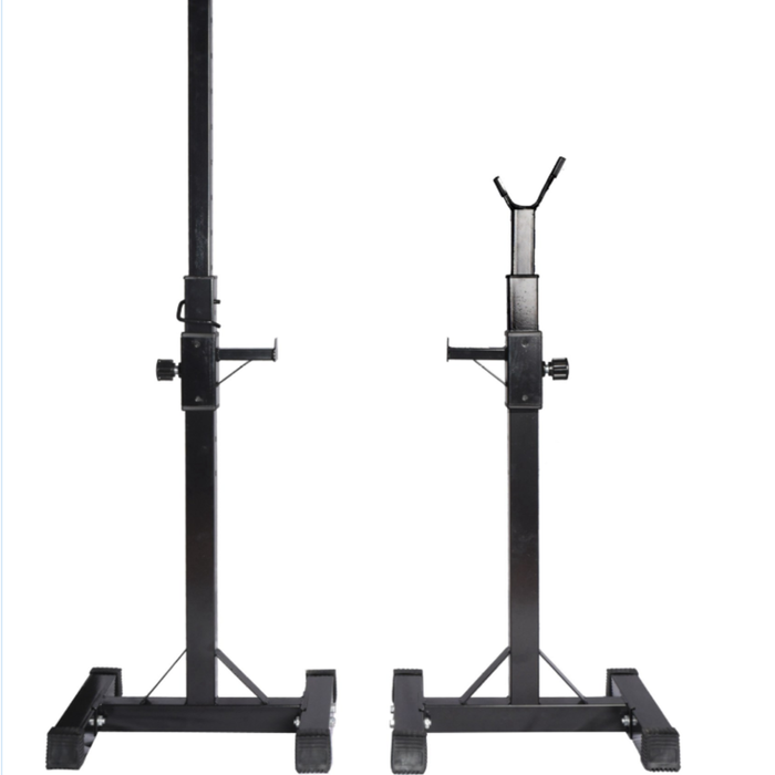 Fitness Master 2 Pack Squat Rack Stand Bench Press Weight Lifting Barbell Gym