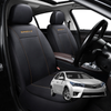 Car Seat Cover for Toyota Corolla 2013 - 2019 Sedan - Black-Front Only