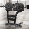 PowerTrain 80kg Adjustable Dumbbell Set With Stand