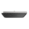 Mondella Brushed Nickel Rococo Rectangular Rain Shower Head