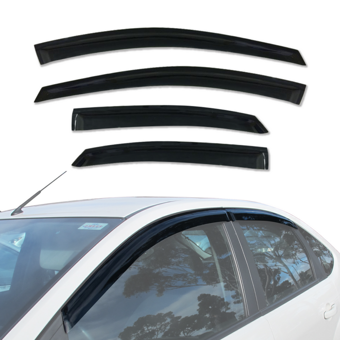 AUSGO Weather Shields for Ford Focus LS LT LV Series 2005-2011 Weathershields Window Visors Wind Deflectors