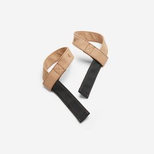 Decathlon - Premium Weight Training Lifting Strap - Brown - One Size