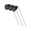 O'Briens Electric Fencing Screw In Wood Post Offset - 10 Pack