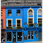 Galrie Vibrant Edinburgh Facades - Colorful Street Art Print Photography, Poster Only, 50 x 70cm (20 x 28inch)