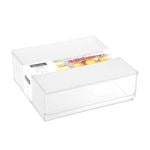 Boxsweden Crystal 30x30x10.5cm Fridge Tray w/ Lid - Clear