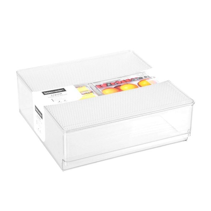 Boxsweden Crystal 30x30x10.5cm Fridge Tray w/ Lid - Clear