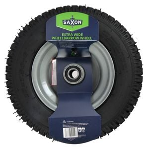 Saxon Extra Wide Wheelbarrow Wheel