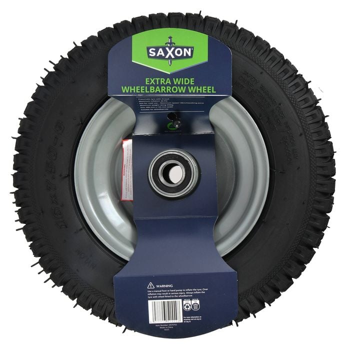 Saxon Extra Wide Wheelbarrow Wheel