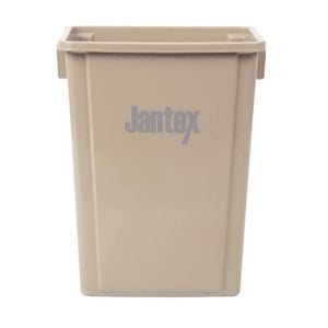 Nisbets Essentials Recycling Bin Beige 56l Waste Management Kitchen Storage