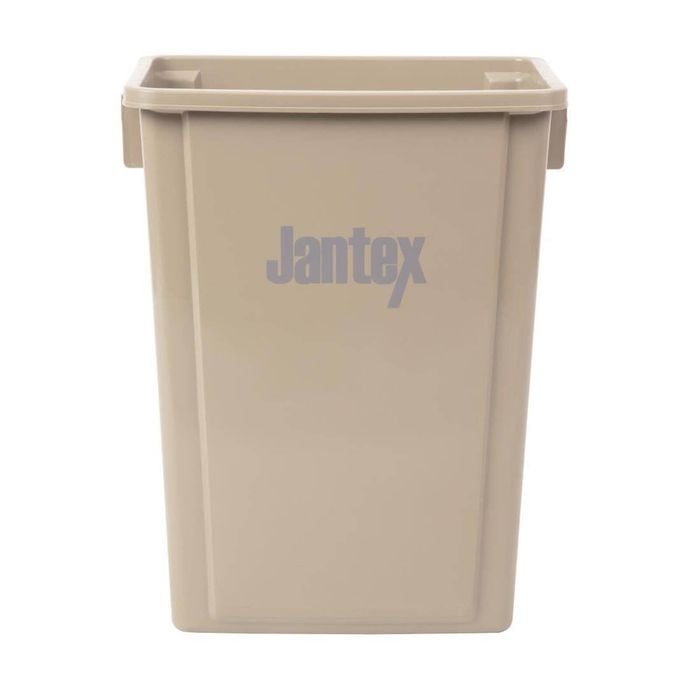 Nisbets Essentials Recycling Bin Beige 56l Waste Management Kitchen Storage