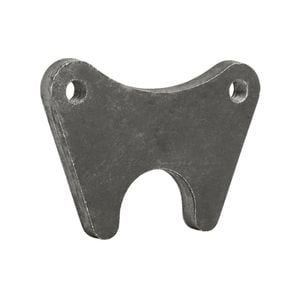 Sunrise Caliper Mount Plate Kidney Shape 7/16" Natural 39mm Round Axle - Mbmpnr