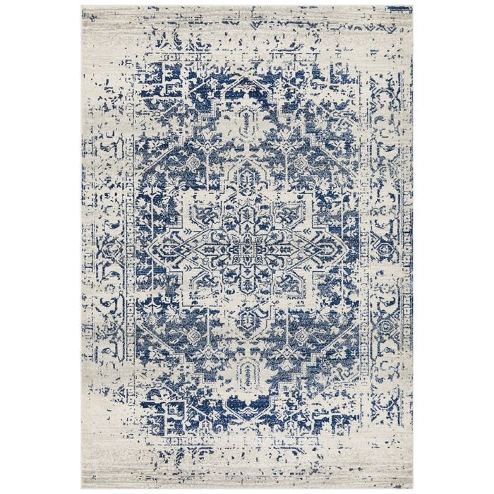 Sense 253 White Navy 330X240Cm Rug