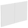 Kaboodle 900mm Coconut Milk Modern Rangehood Cabinet Doors - 2 Pack