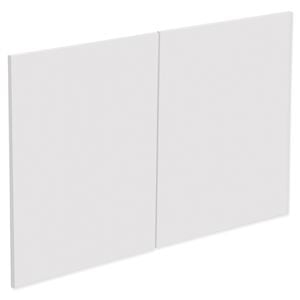 Kaboodle 900mm Coconut Milk Modern Rangehood Cabinet Doors - 2 Pack