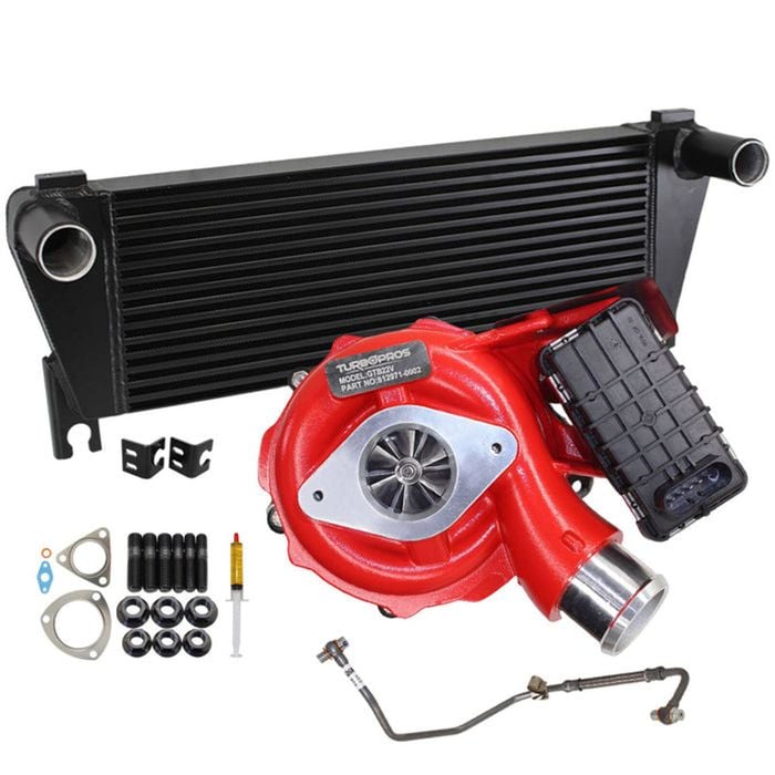 Gen1 High Flow Turbo Charger With 70mm Intercooler And Genuine Oil Feed Pipe For Ford Ranger 3.2l 2011-2015