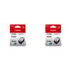 2PK Canon Pixma CL646 Colour Ink Cartridge 180 Page Yield CMY