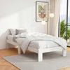 Artiss Bed Frame Single Size Wooden White Jade