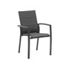 FurnitureOkay Marina Aluminium Outdoor Dining Chair - Charcoal