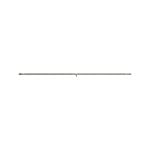 Windoware 2200 - 4000mm 25/28mm Satin End Cap Adjustable Metal Curtain Rod