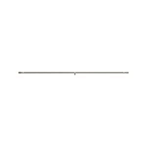 Windoware 2200 - 4000mm 25/28mm Satin End Cap Adjustable Metal Curtain Rod