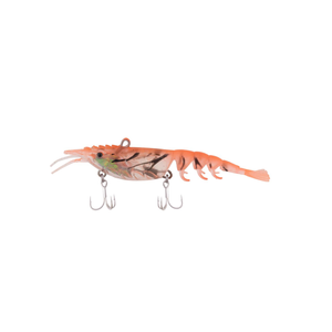 Berkley 2021 Shimma Shrimp 120mm Soft Vibe Fishing Lure Peach Shrimp