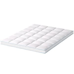 Giselle 10cm Bamboo Pillowtop Topper For Back Pain Relief Queen