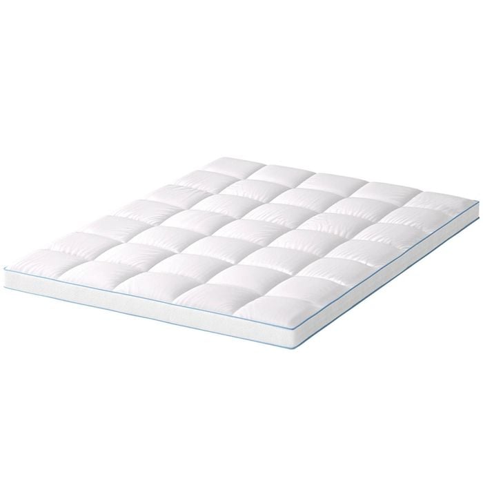 Giselle 10cm Bamboo Pillowtop Topper For Back Pain Relief Queen