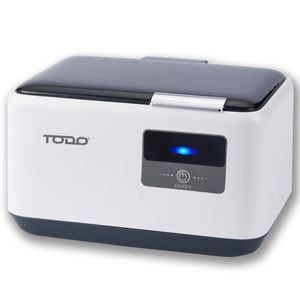 TODO Ultrasonic Cleaner 600ml Stainless Steel Tank Jewellery Cleaner Blue LED
