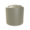 Melro Tanks 8000L Smooth Cream Round Poly Water Tank