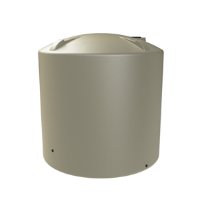 Melro Tanks 8000L Smooth Cream Round Poly Water Tank