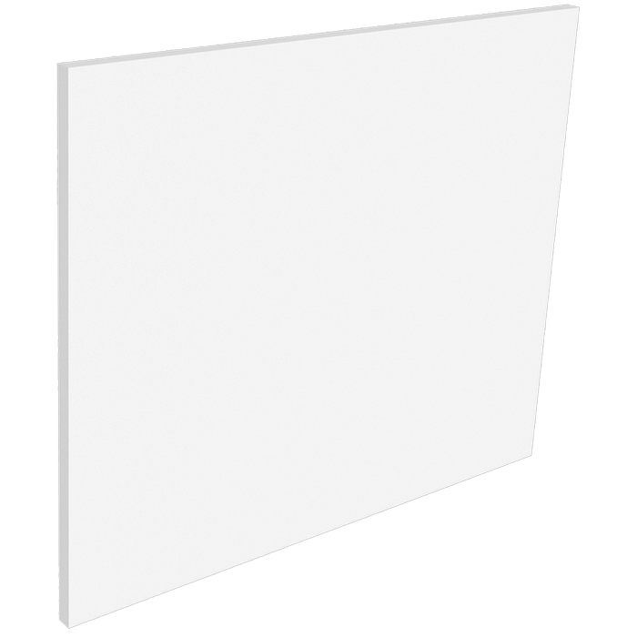 Lugna 512 x 600 x 16mm White End Panel